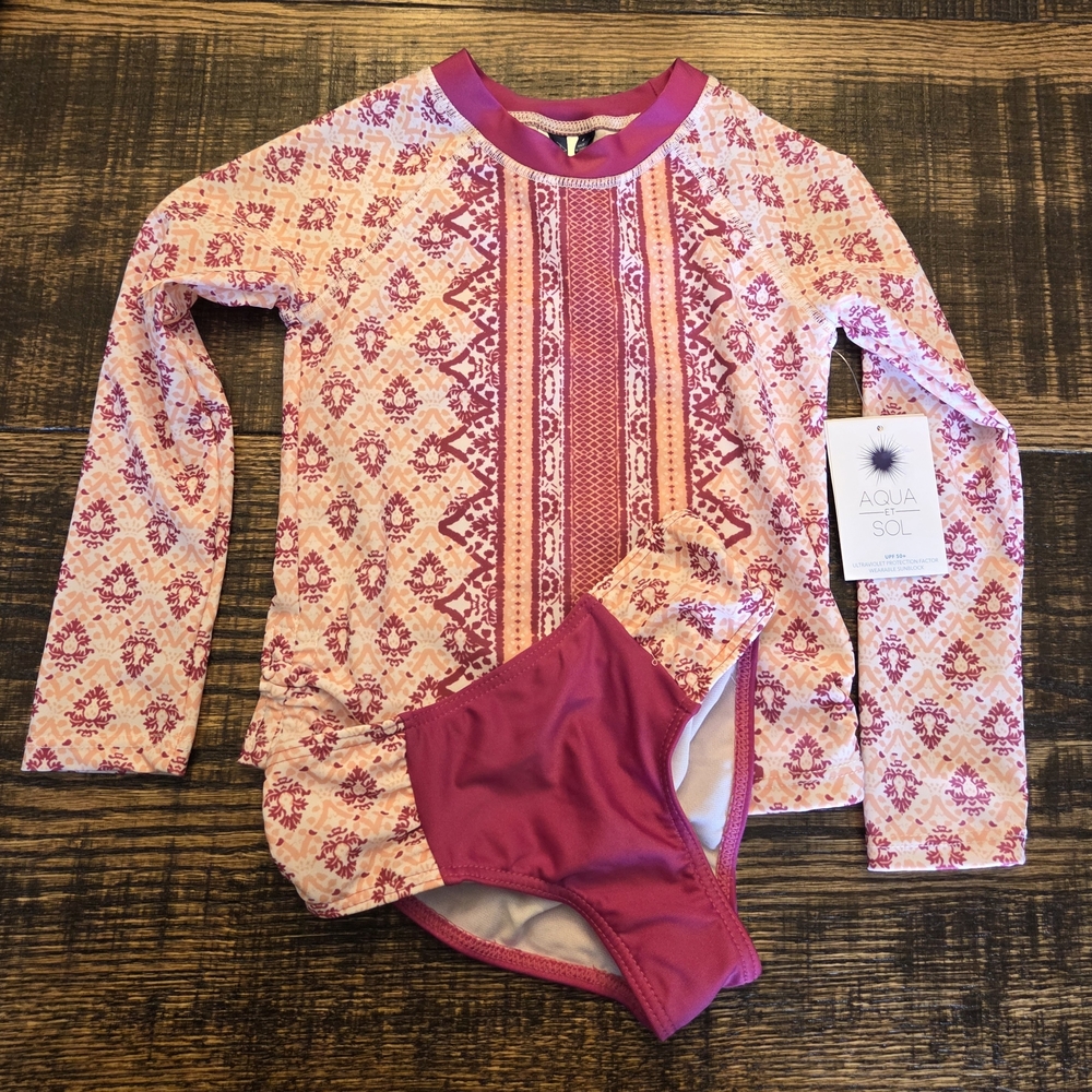 Pink Kids Swim Set